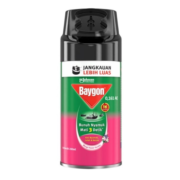 BAYGON AEROSOL FLOWER GARDEN 200 ML