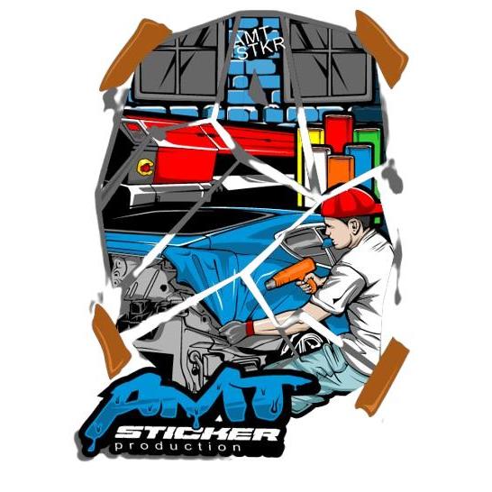 Stiker Decal Printing Variasi Kabin Depan Truk Umplung - Stiker Kabin Depan Truk Umplung Desain