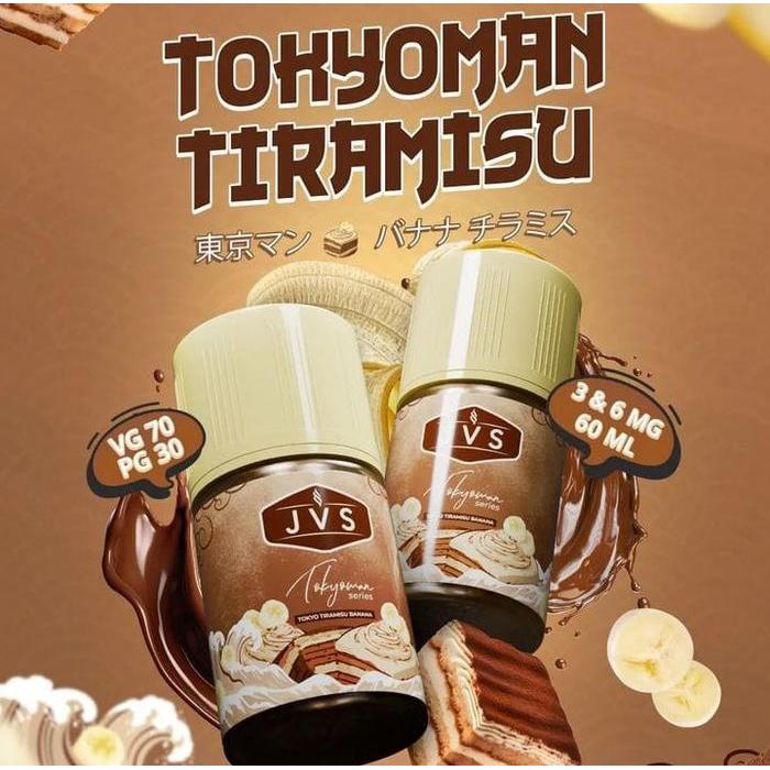 UA TOKYOMAN TOKYO TIRAMISU BANANA 60ML BY JVS INDO