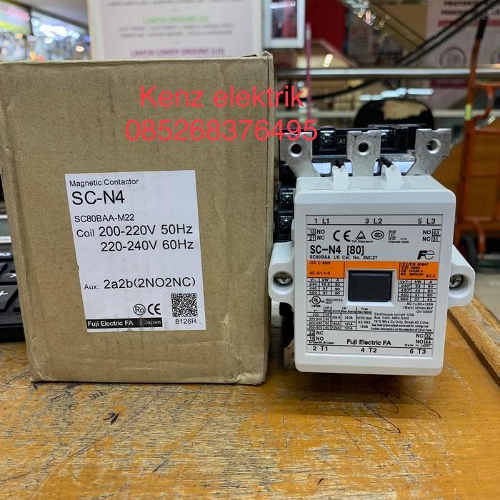 Kontaktor Fuji Sc N4 220V/Contactor Fuji Scn4 220V