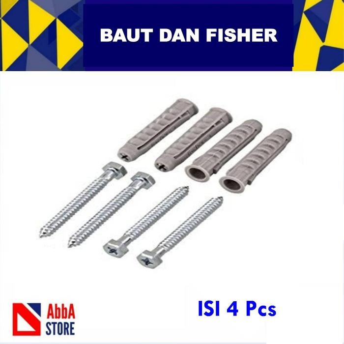 STOK TERBATAS  BAUT DAN FISHER BRACKET TV TERJANGKAU
