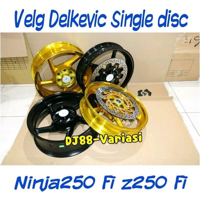 Velg delkevic ninja 250r ninja 250 fi z250 fi velg racing tapak lebar