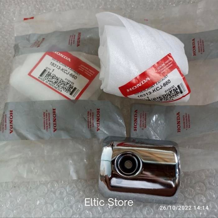 Cover Knalpot Bagian Kecilnya Honda Tiger Revo Original Ahm