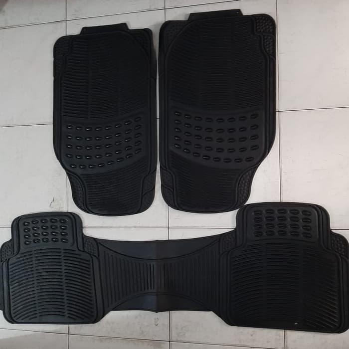 Karpet Karet Hitam 3 Potong Mobil Crv