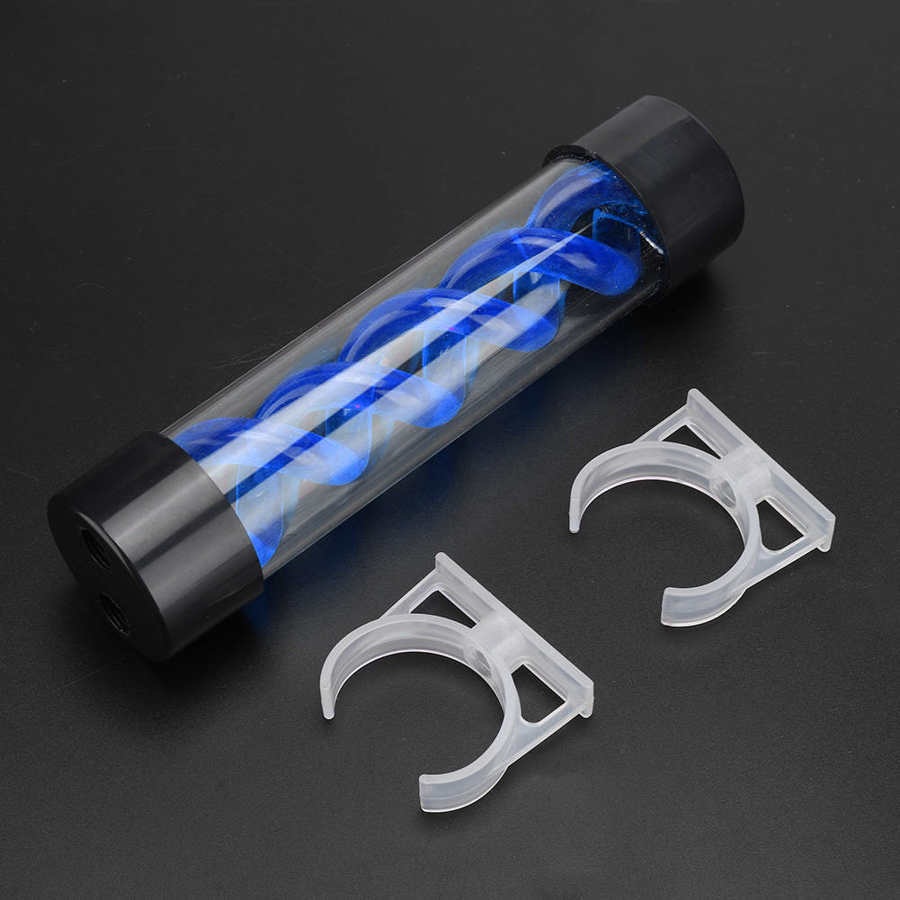 200mm Cylinder Water Cooling Tank Reservoir with G1/4 Thread 45mm Diameter for Computer PC Liquid Wa