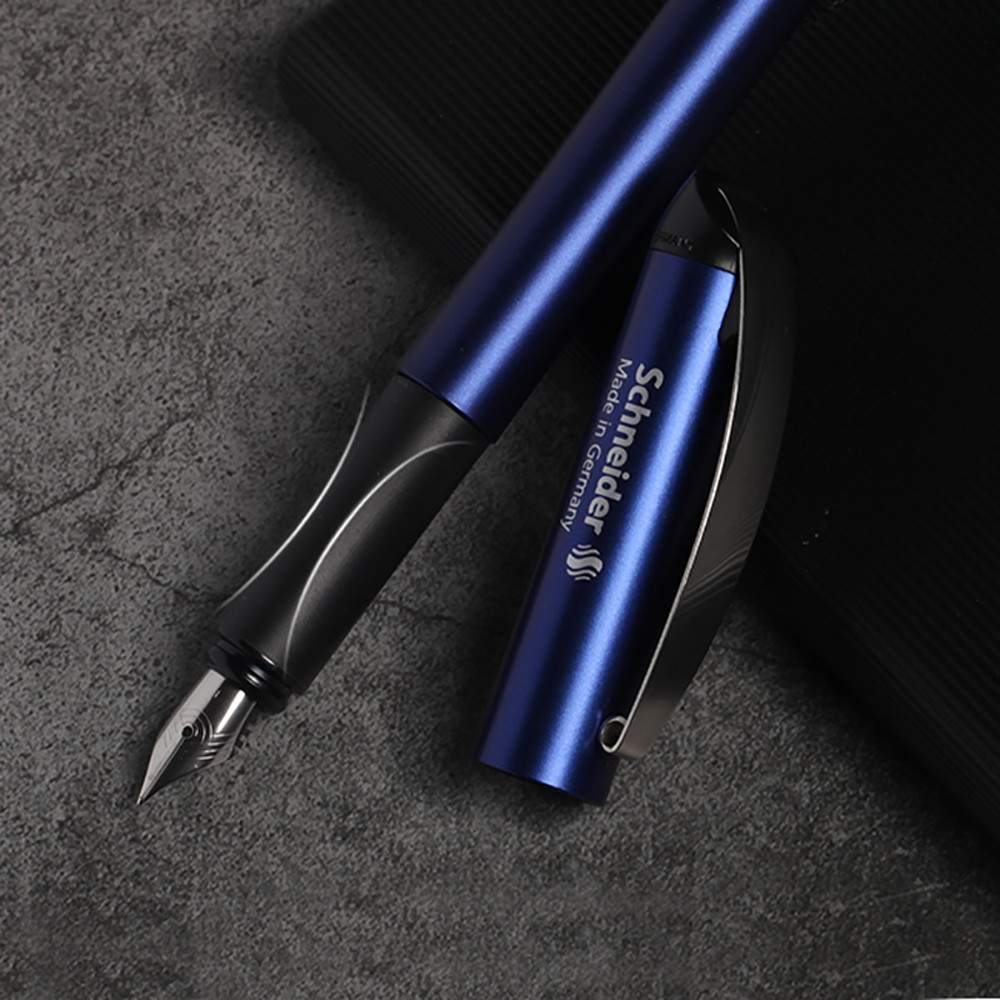 Schneider Fountain Pen + Ballpoint Pen Set BK600 Iridium Nib Student Practice Calligraphy Business O