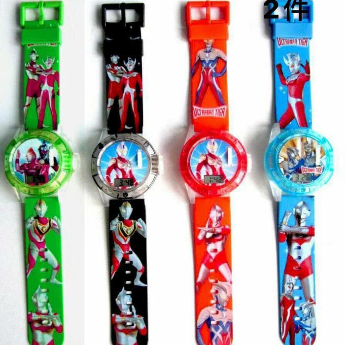 JAM TANGAN ANAK PROYEKTOR MUSIK KARAKTER ULTRAMAN