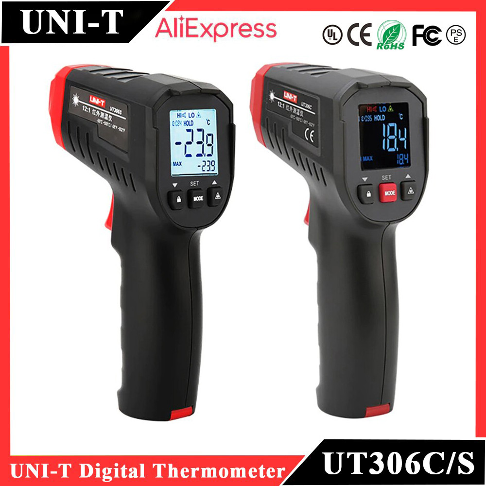 UNI-T UT306S UT306C Digital Thermometer Non Contact Household