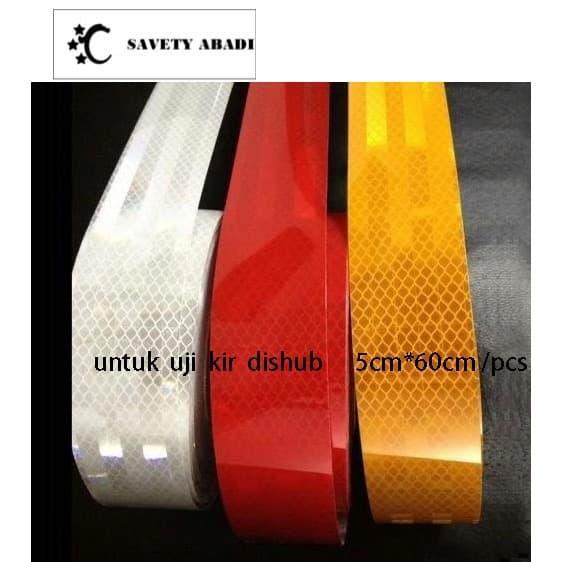 Safety Reflektor Sticker Pemantul Cahaya Mata Kucing Truk Stiker Mobil