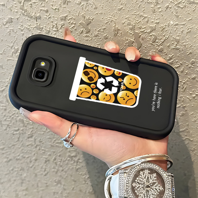 Casing Hp Untuk Samsung Galaxy J4 Plus 2018 J6 Plus 2018 J4 Prime J6 Prime J2 Prime J2 Ace Case Emot