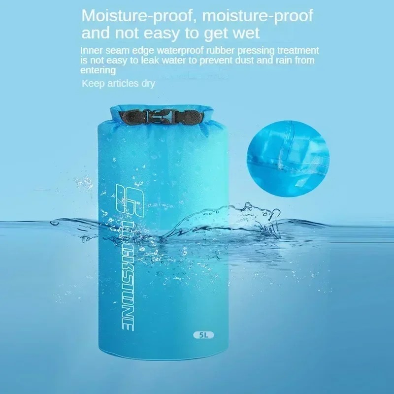 5/8/15/25/35/75L Waterproof Dry Bag Sack Ultralight Drifting Swimming Clothes Storage Bag Rafting