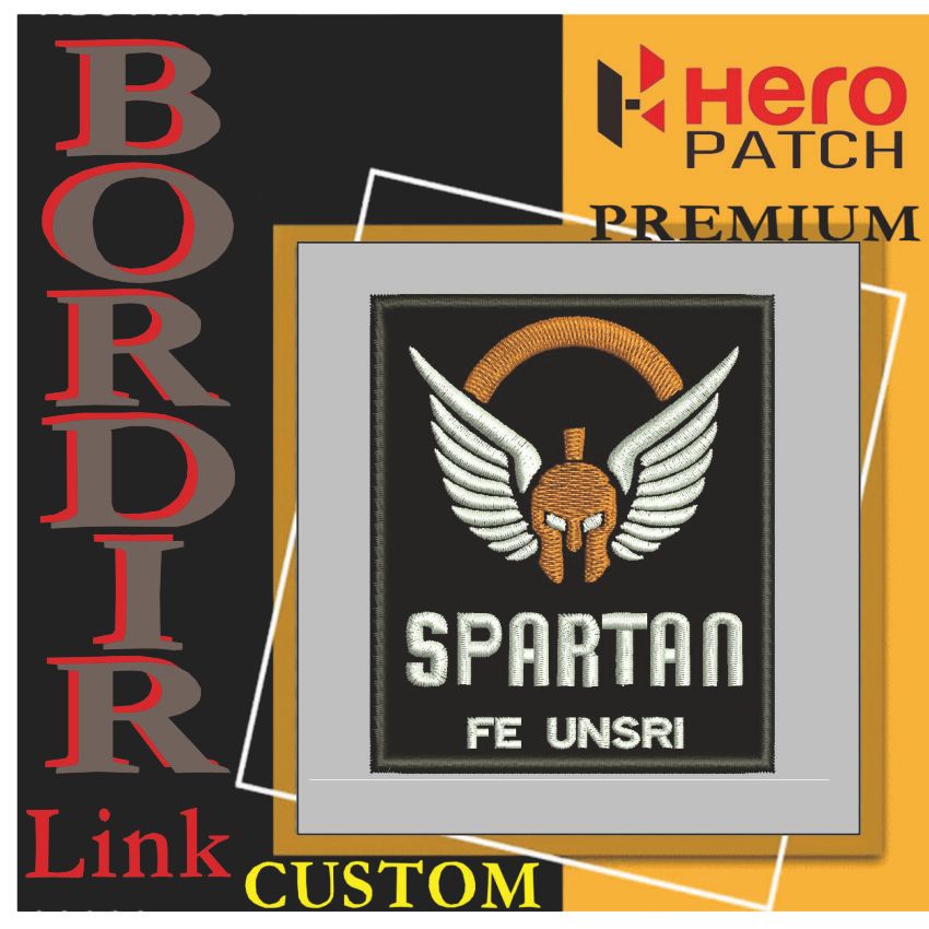 SPARTAN FE UNSRI  PATCH BORDIR LOGO/EMBLEM | HP-183