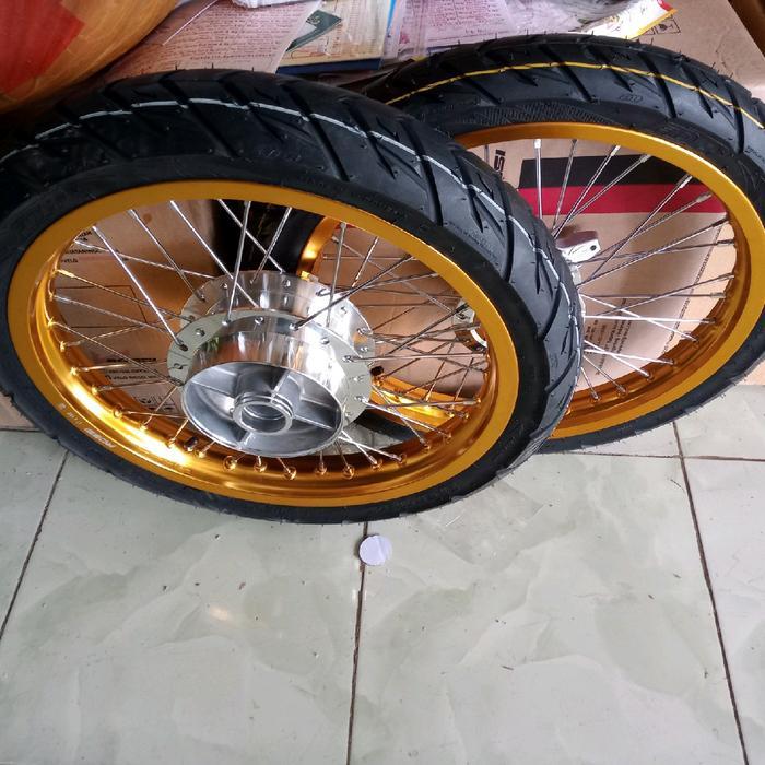 velg cb 150 r new plus ban ring 17 x185/160 siap pasang