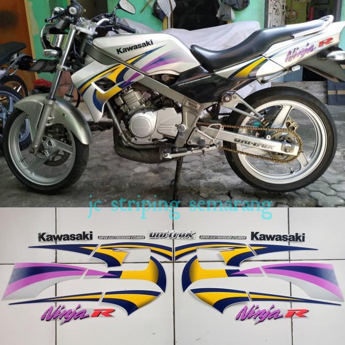 Striping Ninja R Kis 2003 Silver