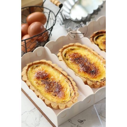 Dus Mika Putih Isi 5Pcs / Dus Kue Bening Transparan / Box Kue Brownies