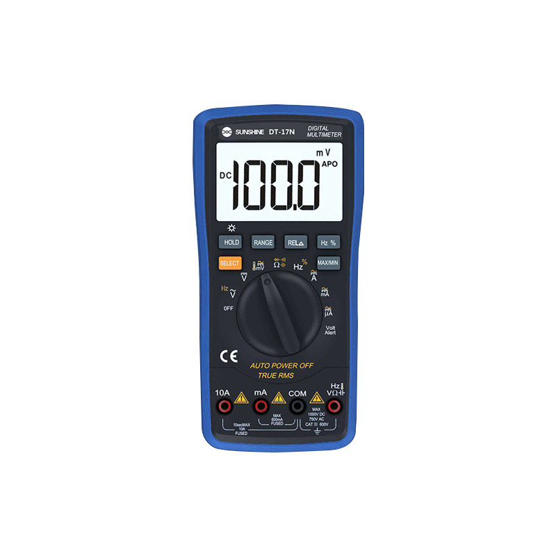 SUNSHINE DT-17N Multimeter Range LCD Display Multimeter Auto Digital