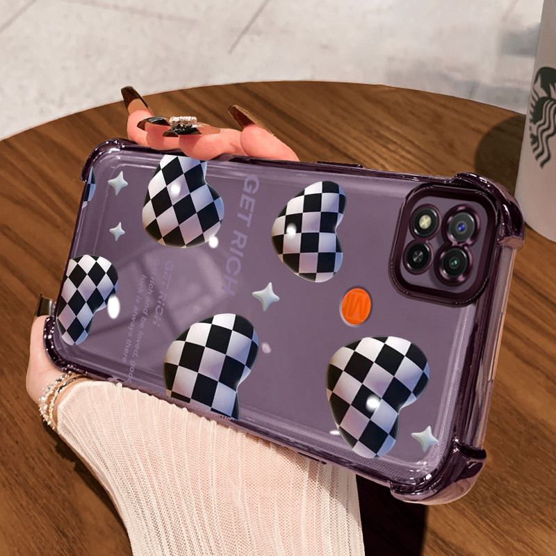 Casing Hp untuk Xiaomi Redmi 9 Prime 9C NFC 9A 9I 10A 9T 9 Power POCO C31 POCO M2 Case Hati motif pa