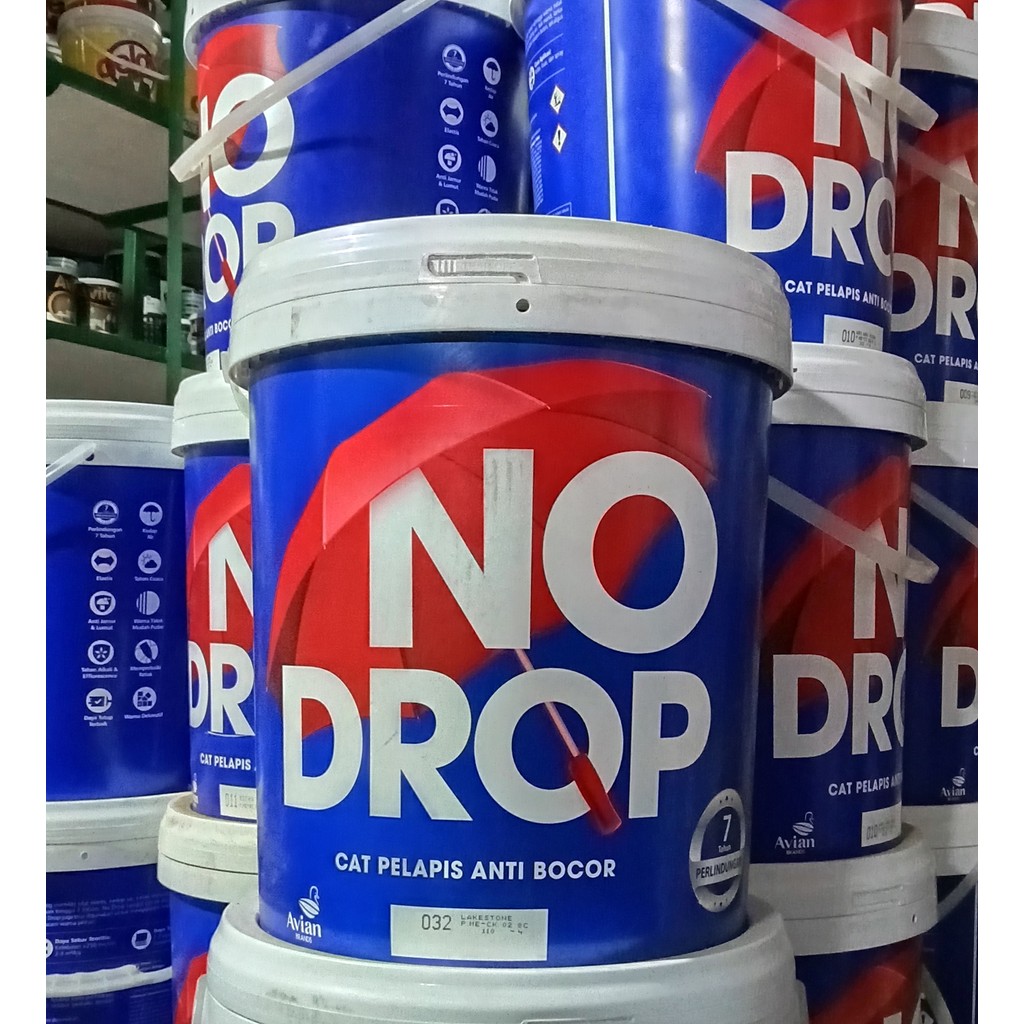 CAT PELAPIS ANTI BOCOR, NO DROP KEMASAN 20 KG / 25 KG