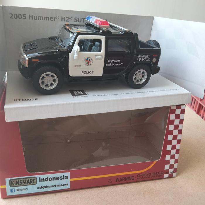 Kinsmart 2005 Hummer H2 Sut Police Gercep