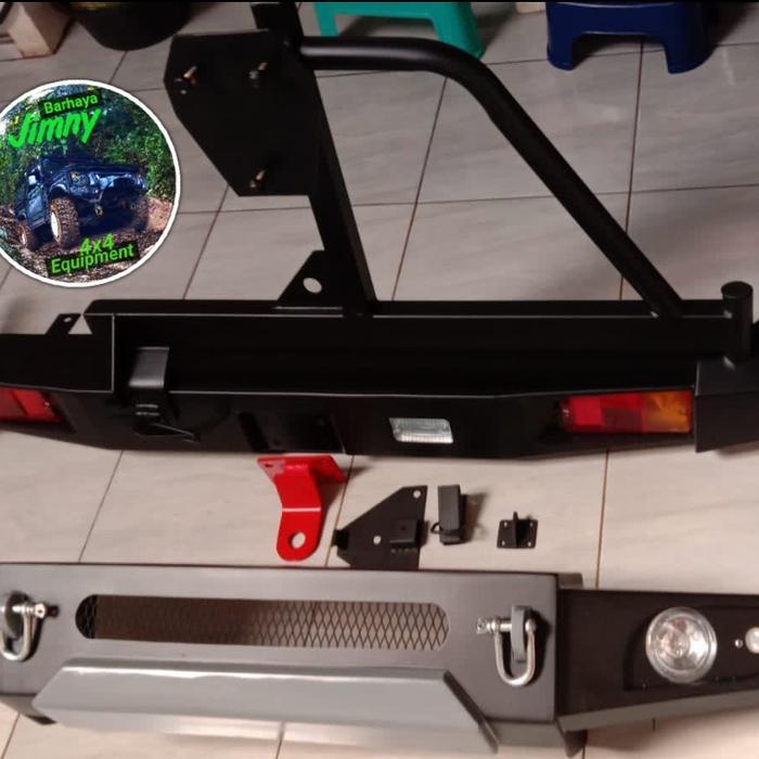 Bemper Depan Katana Set Belakang Jimny Dudukan Ban Serep Variasi Arb