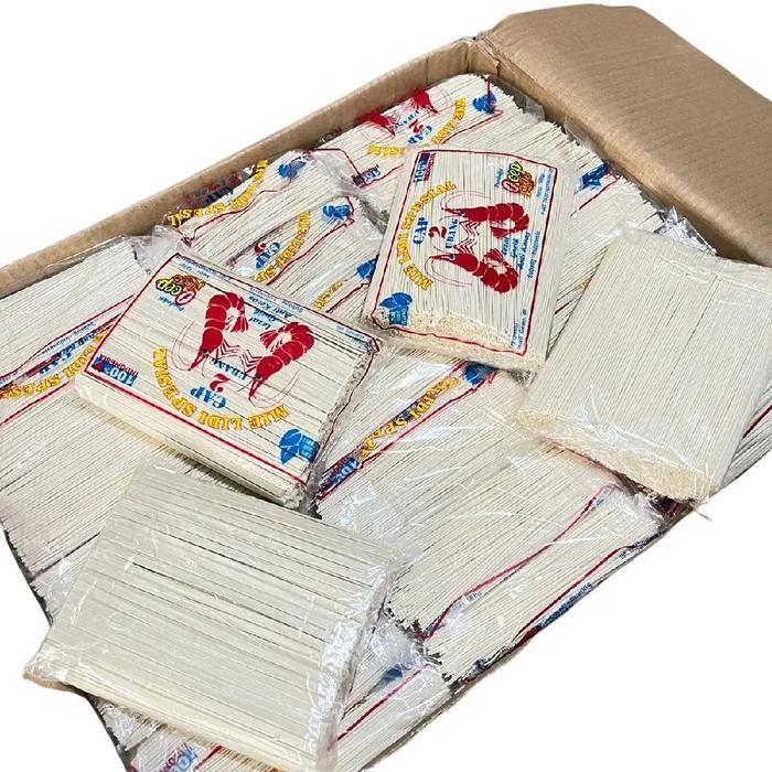 MIE LIDI BITING/MIE LIDI KECIL/MIE LIDI MENTAH KEMASAN 500GR DAN 1KG MIE LIDI OCEP SNACK Noodles