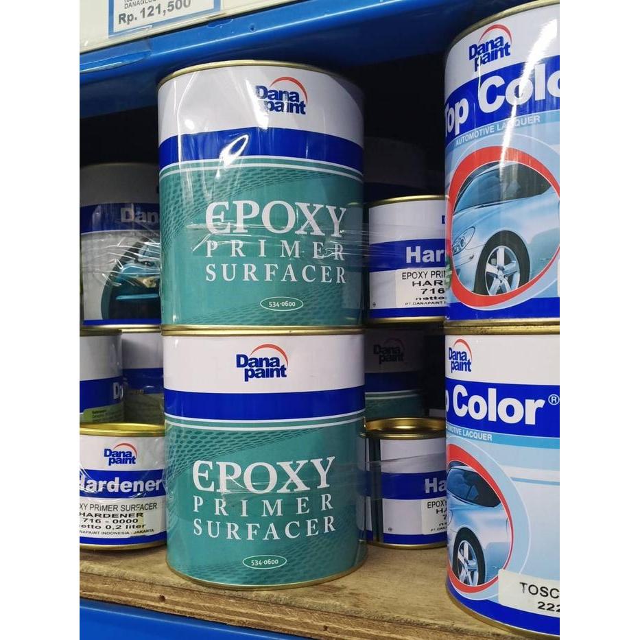 6g9b- Danapaint - Cat Dasar Epoxy Primer Surfacer Set Duco Dana Paint 534-0600