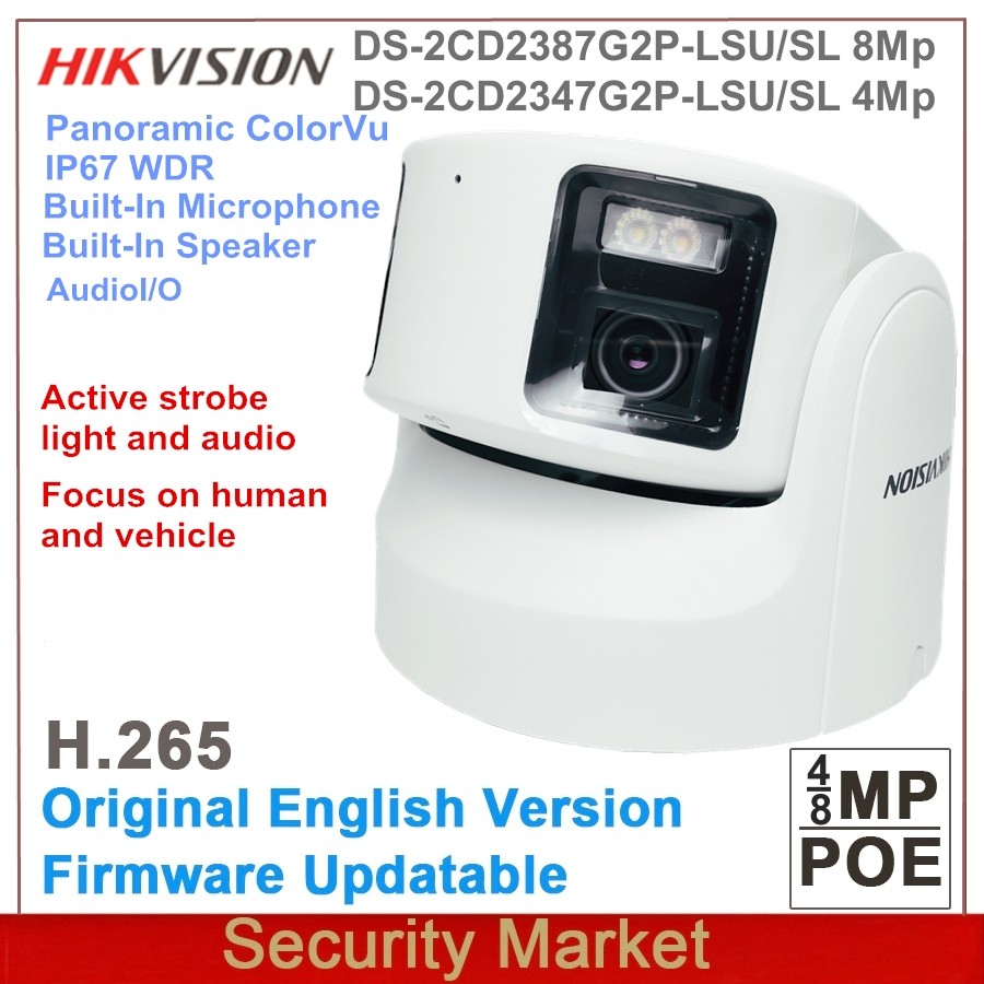 Original Hikvision DS-2CD2387G2P-LSU/SL 8MP & DS-2CD2347G2P-LSU/SL