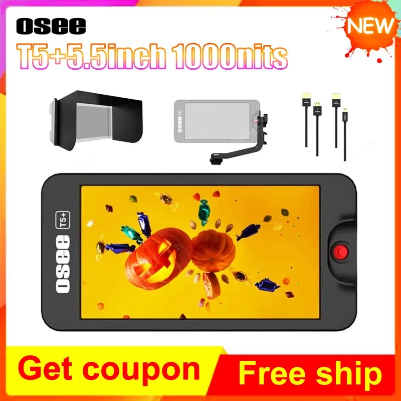 OSEE T5 T5 Plus 5.5 Inch DSLR Camera Monitor Kit 3D Lut1920x1080 IPS