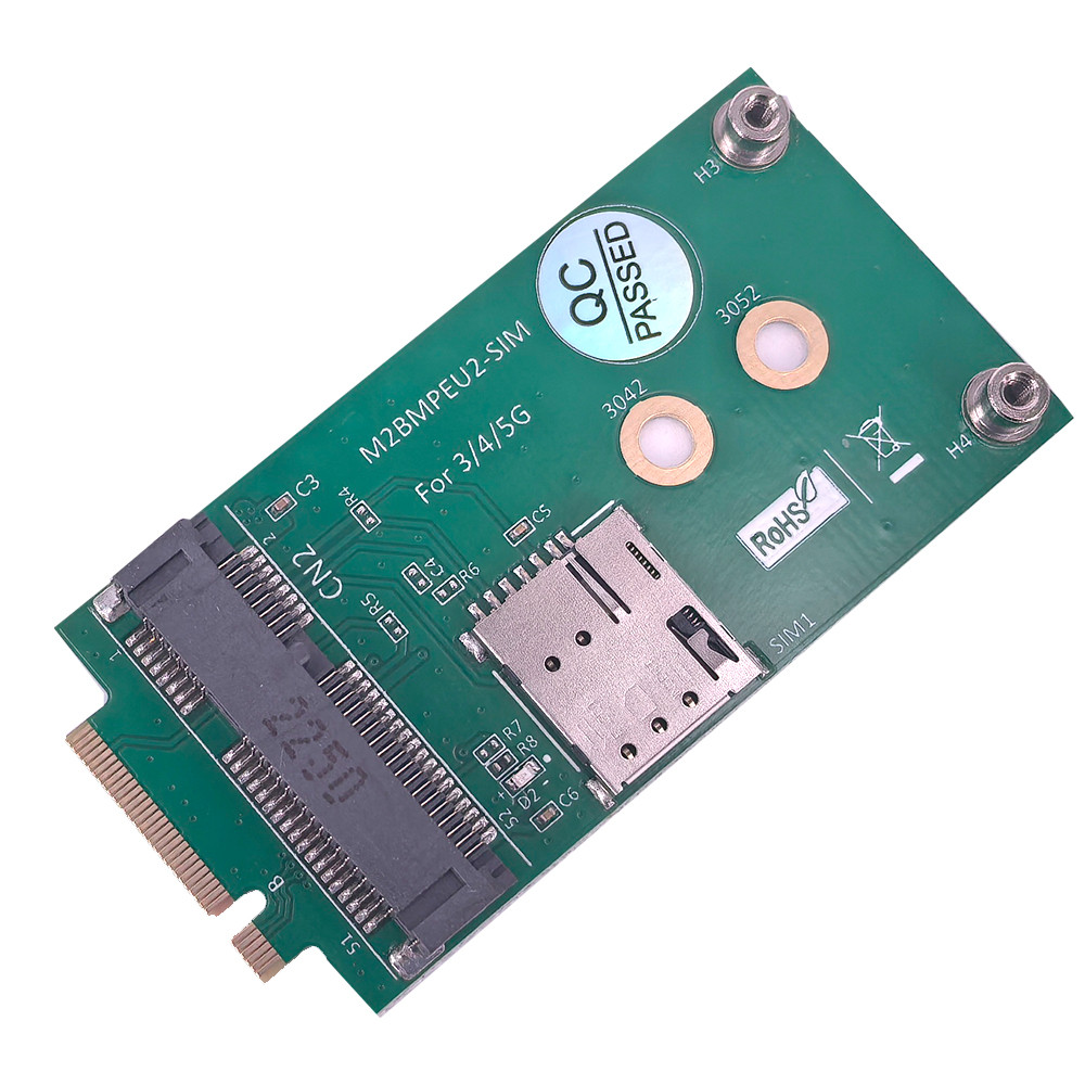 For 3G 4G 5G GSM LTE Module Mini PCIe Wireless Network Card to NGFF M.2 Key B Socket Card Adapter