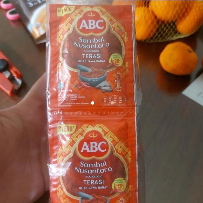 Sambal terasi ABC sachet 1 renceng