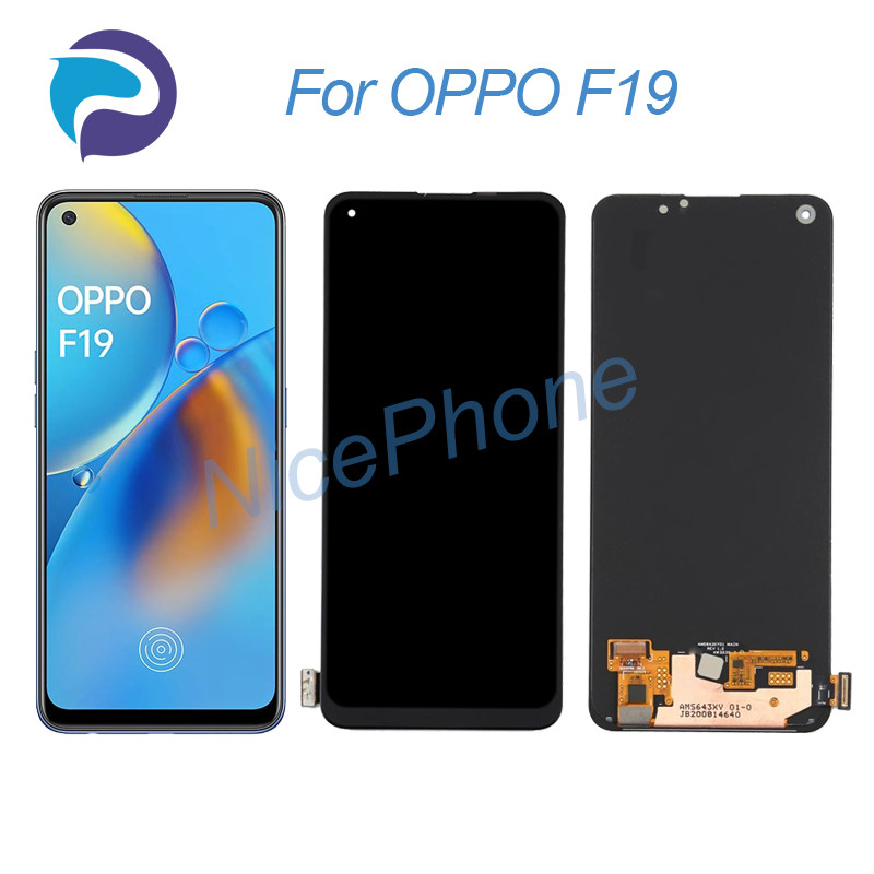 for OPPO F19 LCD Display Touch Screen Digitizer Assembly Replacement 6.43" CHP2219, CPH2219 F19 Scre
