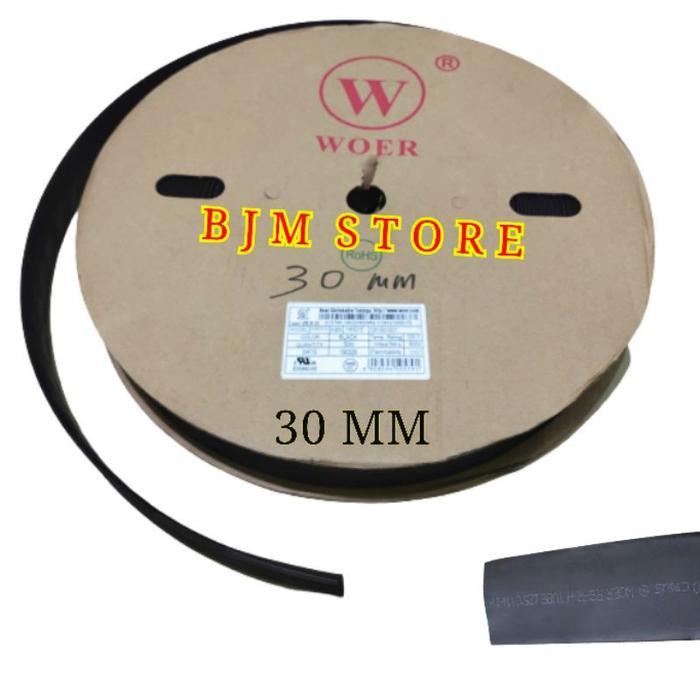 Isolasi Bakar / Heatshrink 30Mm - 1M/ Selang Bakar 30Mm 1 Meter