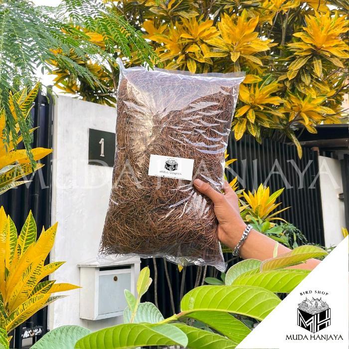 Alas Sarang Burung Serat Daun Pinus Cemara 1 Pack Besar Untuk Aviary, Ternak Dan Penetasan Telur