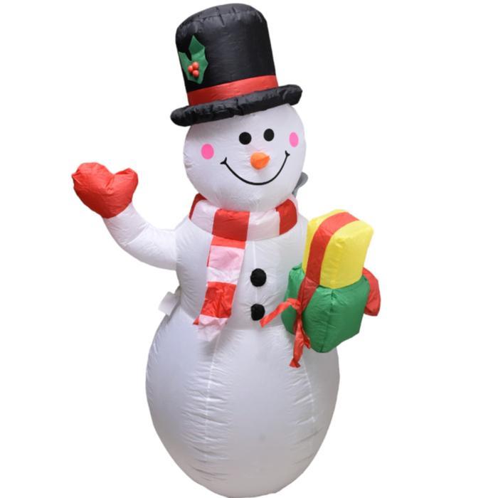 Noelle 150 Cm Patung balon Boneka Salju Santa Claus Dekorasi natal