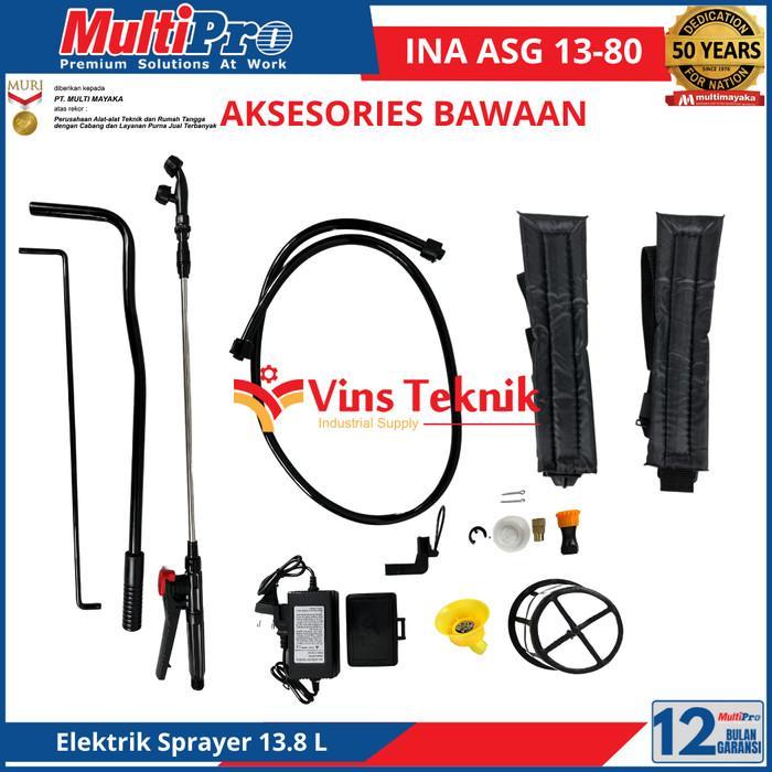 Alat Semprot Hama Tanaman Multipro ASG1380 Elektrik Sprayer Multipro INA ASG 1380