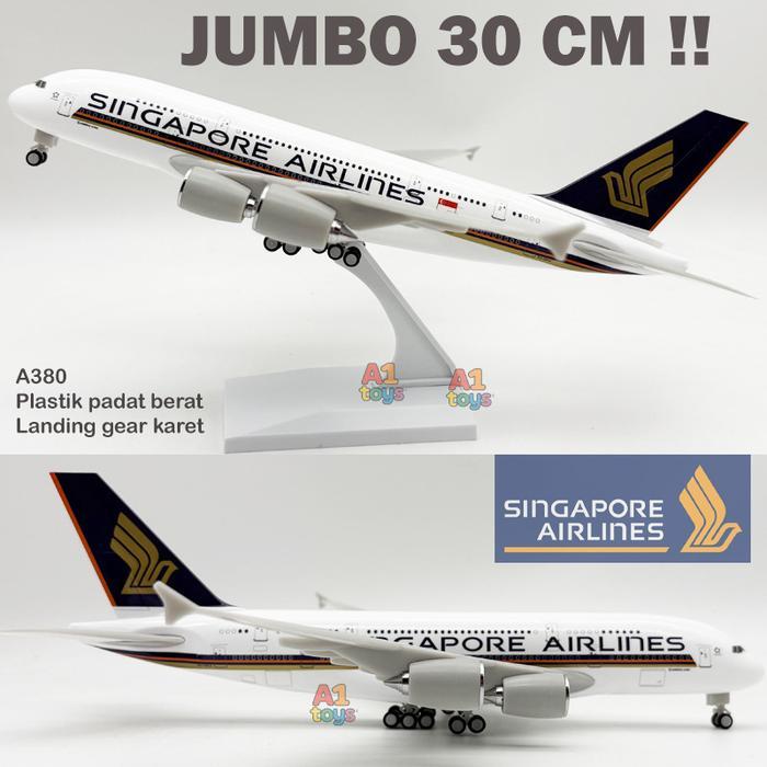 Pajangan pesawat terbang Airbus A380 Boeing B777 Singapore airline Emirates Qatar airlines Korea Air