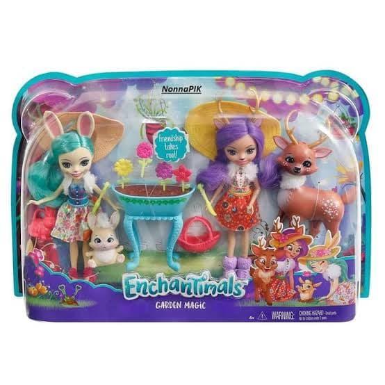Enchantimals Garden Magic Doll Set Danessa Deer playset