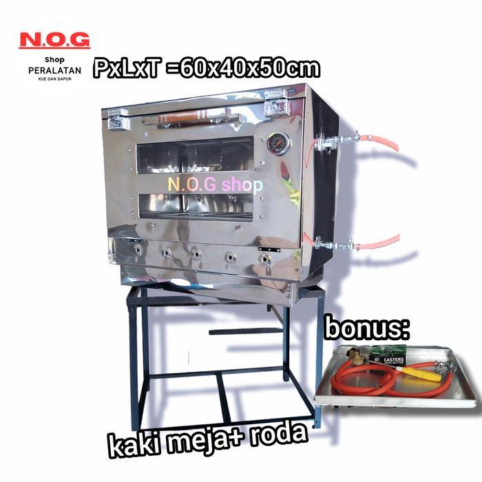 oven gas stenlis/ oven gas kecil/ oven gas api atas bawah/ oven gas 60x40/ oven gas mini