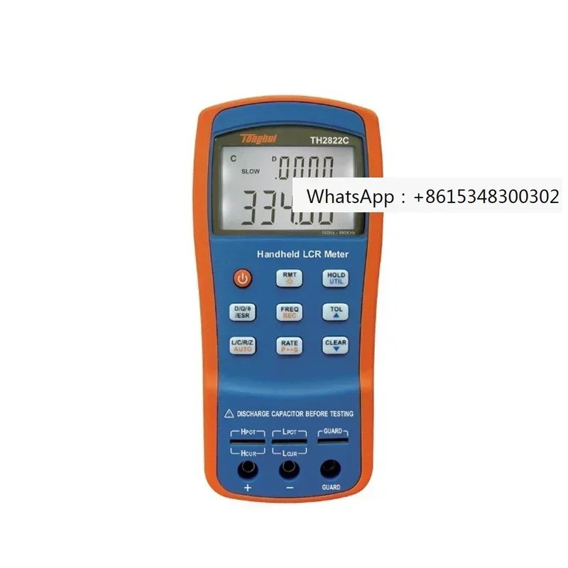 Terbaru Tonghui TH2822E handheld LCR digital bridge TH2821B bridge TH2822D/A/C/M tweezer type