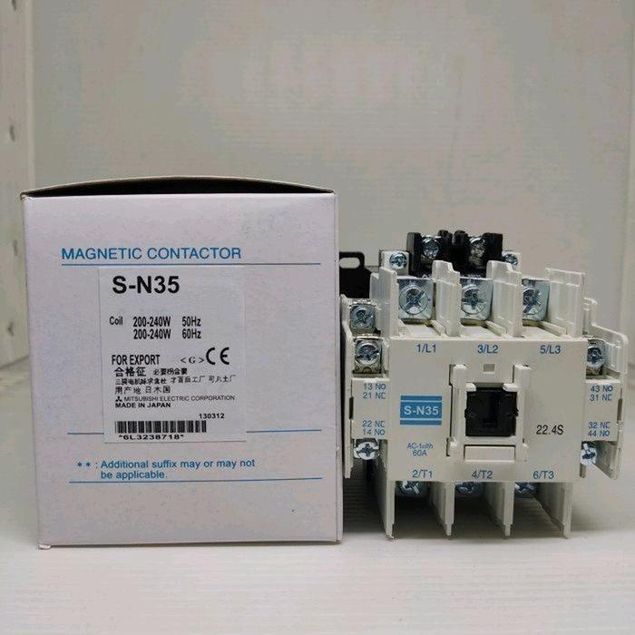 CONTACTOR MITSUBISHI SN35 SN35 SN 35 SN35 220V / 110V / 380V