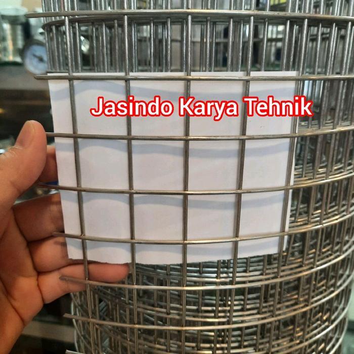 BERKUALITAS wiremesh galvanis 25 x 25mm x 1.8mm lebar 120cm / wire mesh galvanis / kawat loket ayam