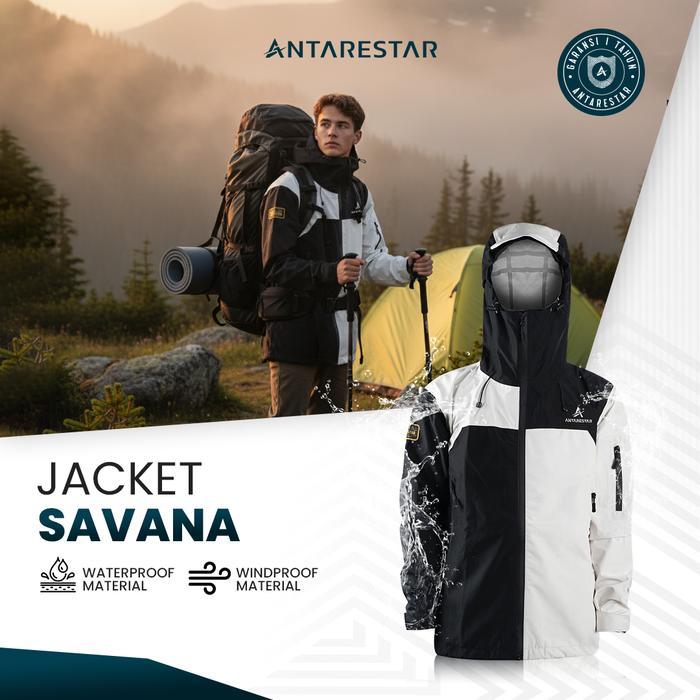 Salomon Advanture - Jaket Gunung Gorpcore Savana Windproof Waterproof Jacket Pria Musim Dingin