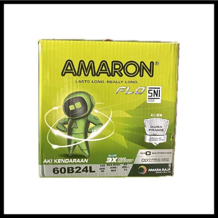 Aki Mobil Suzuki Baleno Ns60L / 60B24L Amaron Aki Kering