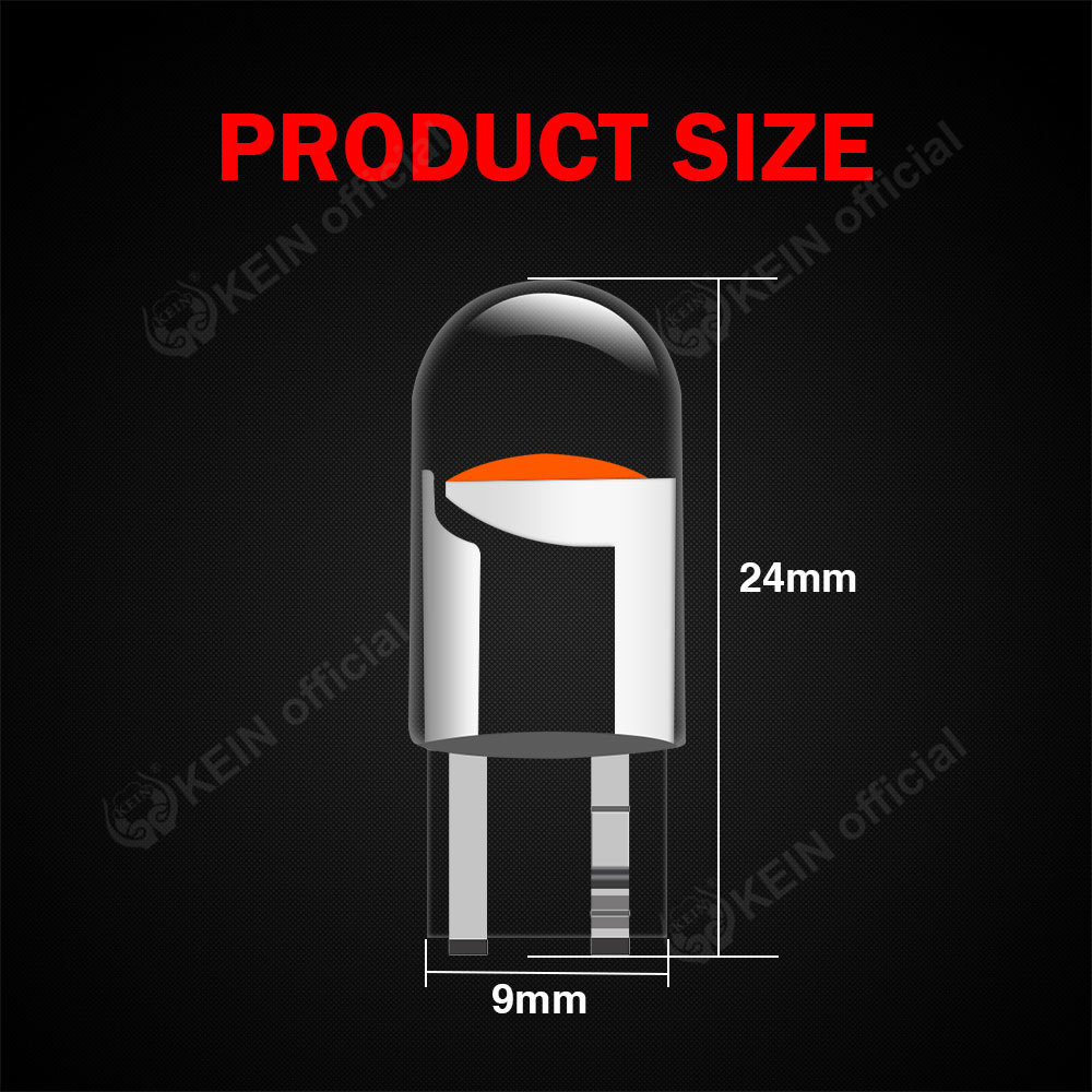 KEIN 10PS 12V 24V T3 T4.2 T4.7 T5 B8.5D B8.4 B8.4D B8.3 B8.5 T4 509T bX8.4d W3W Led Bulb Instrument