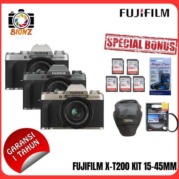 Kamera Fujifilm Xt200 Kit 15-45Mm Terbaru 