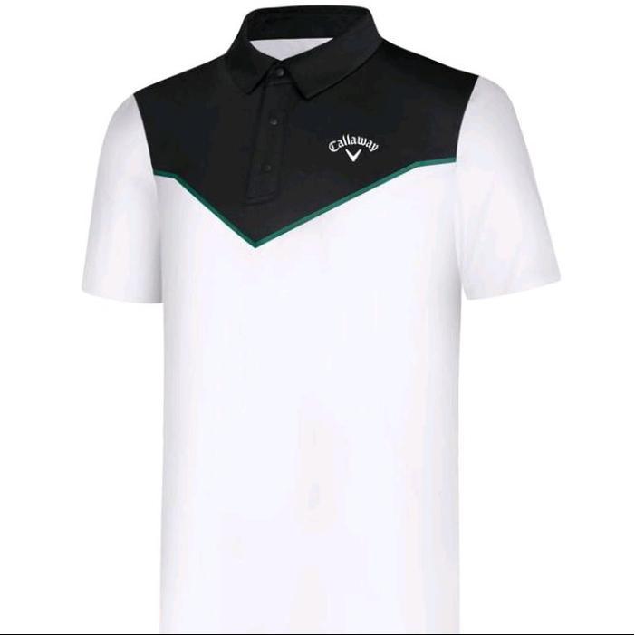 Kaos Golf GolfShirtPoloCheseStriples Callaway Diskon