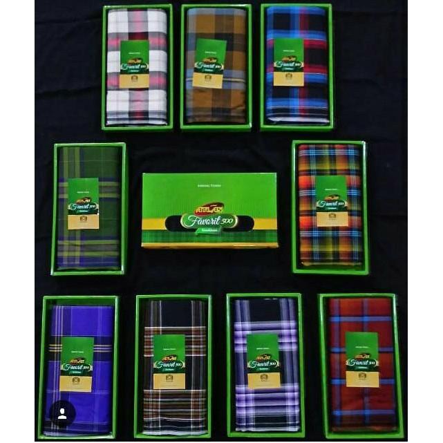 Sarung Tenun Atlas Motif Faforit 500 untuk Pria