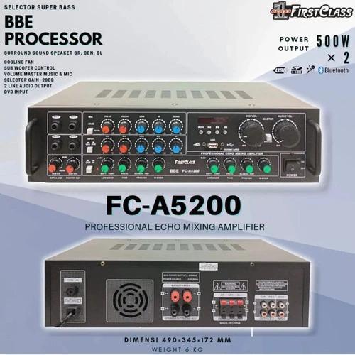 Amplifier Karaoke Firstclass FC A5200 / FCA 5200 Bluetooth Original