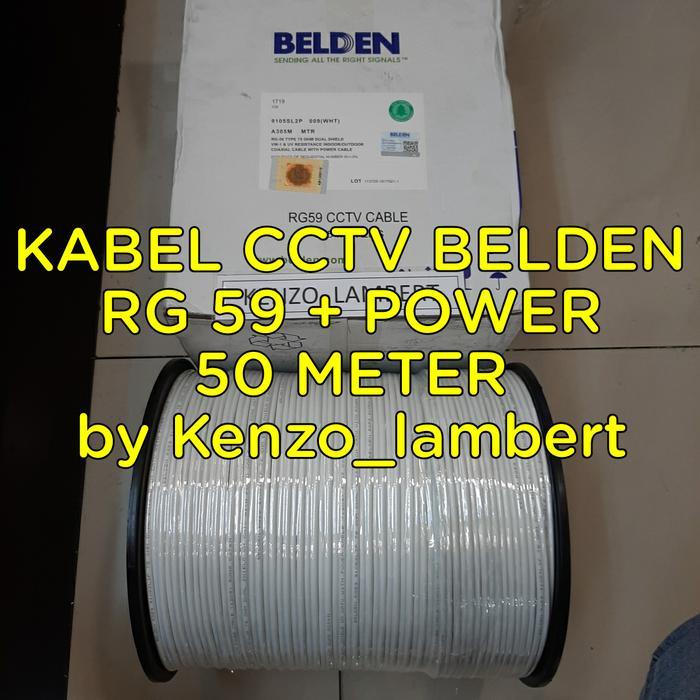 Kabel CCTV RG59 BELDEN 50meter / belden cctv / rg 59