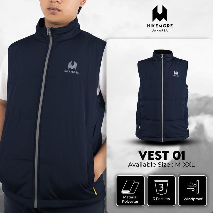 Eiger Sportwear - Rompi Motor Touring Pria Hikemore Jaket Vest 01 Original